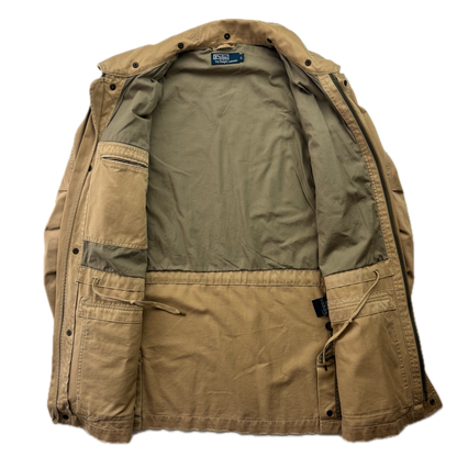 Polo Ralph Lauren Beige Tan Utility Jacket Military - L