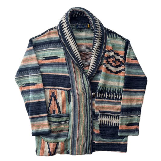 Polo Ralph Lauren Aztec Patchwork Cardigan Southwestern - S
