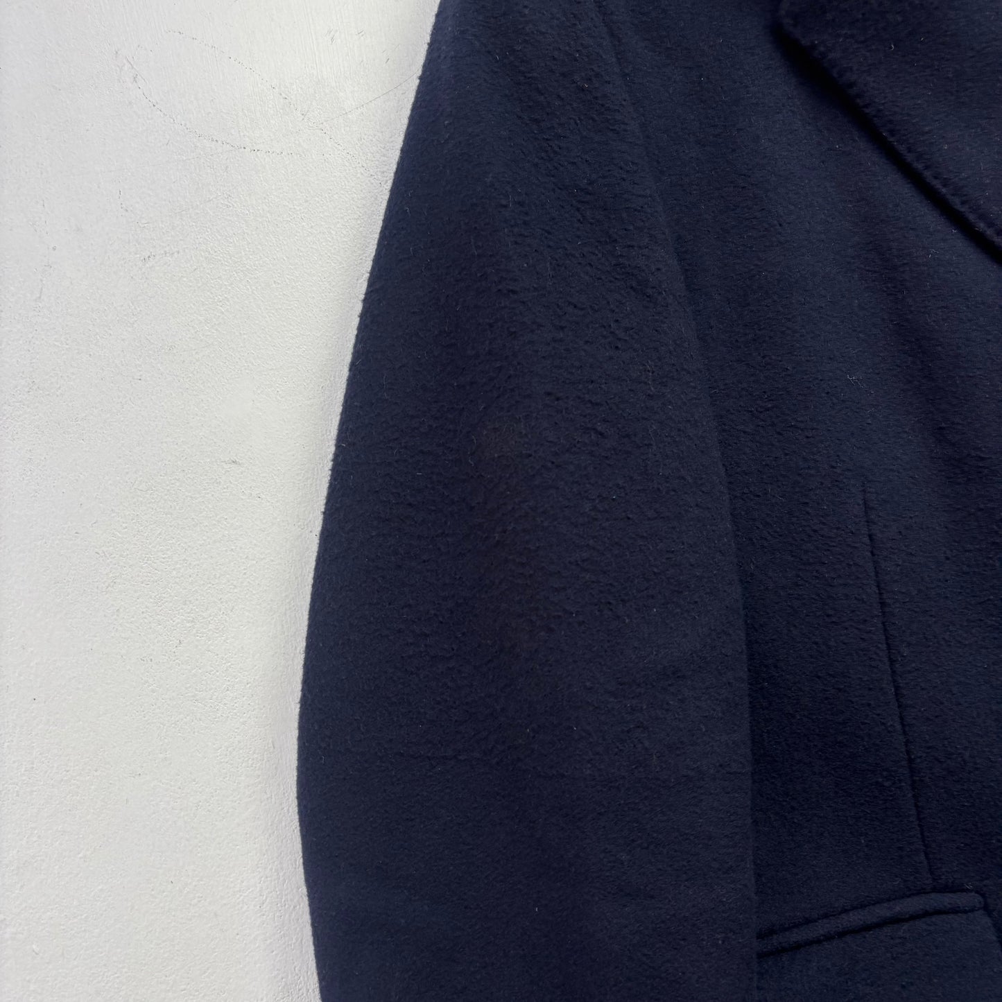 Ralph Lauren Purple Label Navy Kent Paddock Coat Overcoat (Wool) - 38R
