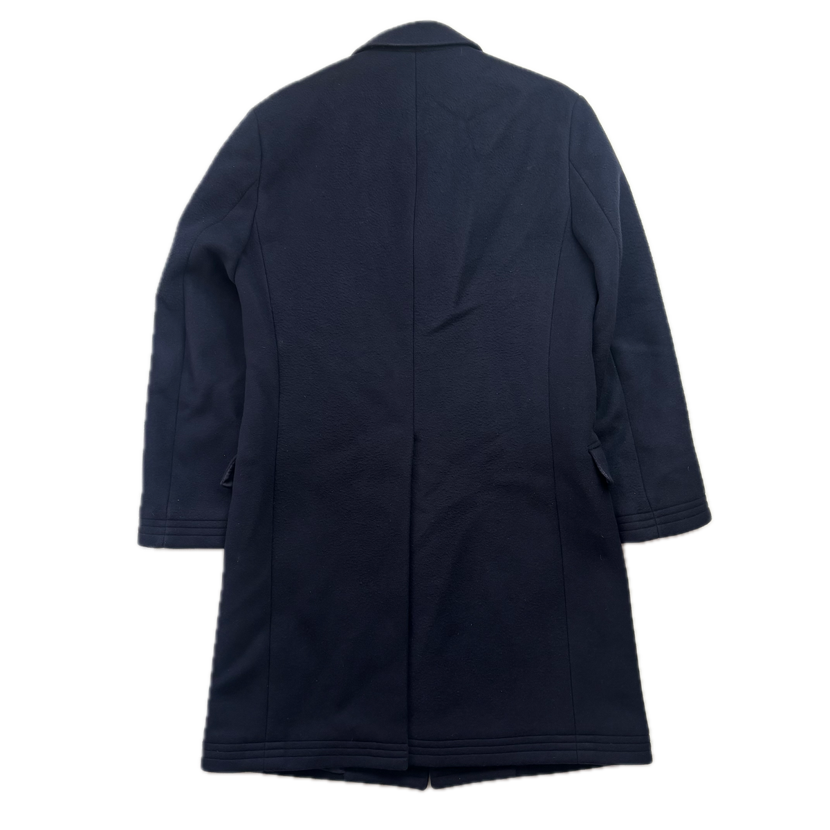Ralph Lauren Purple Label Navy Kent Paddock Coat Overcoat (Wool) - 38R