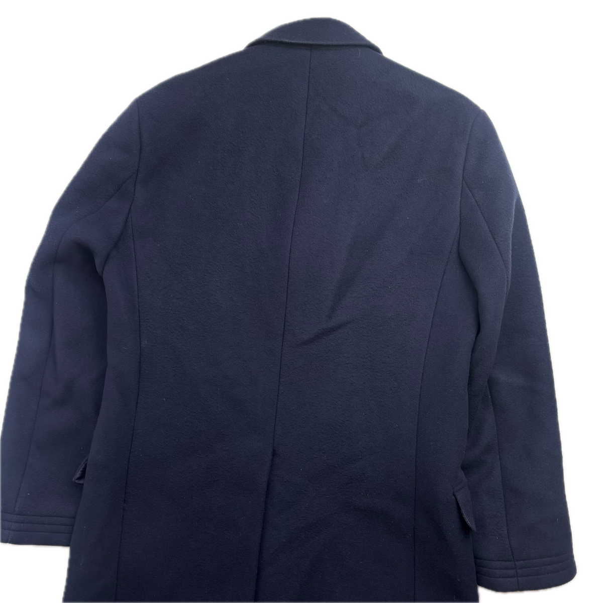 Ralph Lauren Purple Label Navy Kent Paddock Coat Overcoat (Wool) - 38R