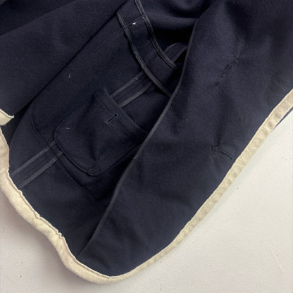Polo Ralph Lauren Navy Rowing Crest Sports Jacket Blazer (Wool Cotton Nylon)  - 44R