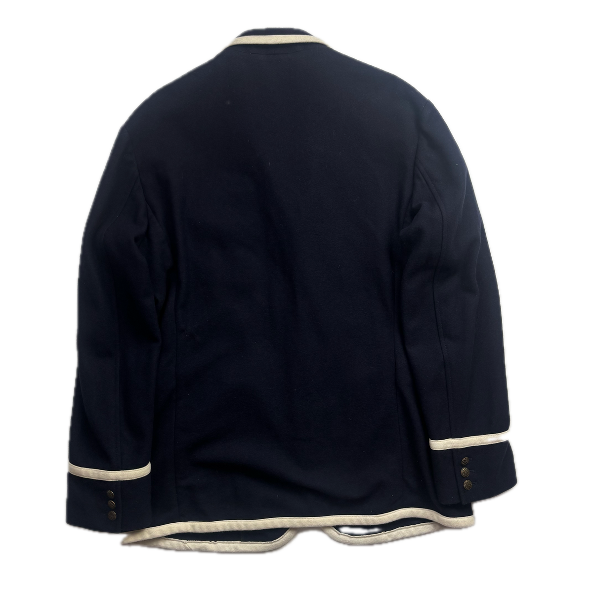 Polo Ralph Lauren Navy Rowing Crest Sports Jacket Blazer (Wool Cotton Nylon)  - 44R