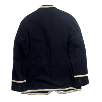 Polo Ralph Lauren Navy Rowing Crest Sports Jacket Blazer (Wool Cotton Nylon)  - 44R