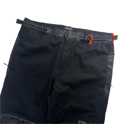RLX Black Hybrid Trousers Fleece Lined Joggers - L