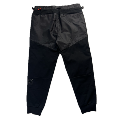 RLX Black Hybrid Trousers Fleece Lined Joggers - L