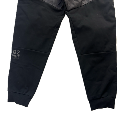 RLX Black Hybrid Trousers Fleece Lined Joggers - L