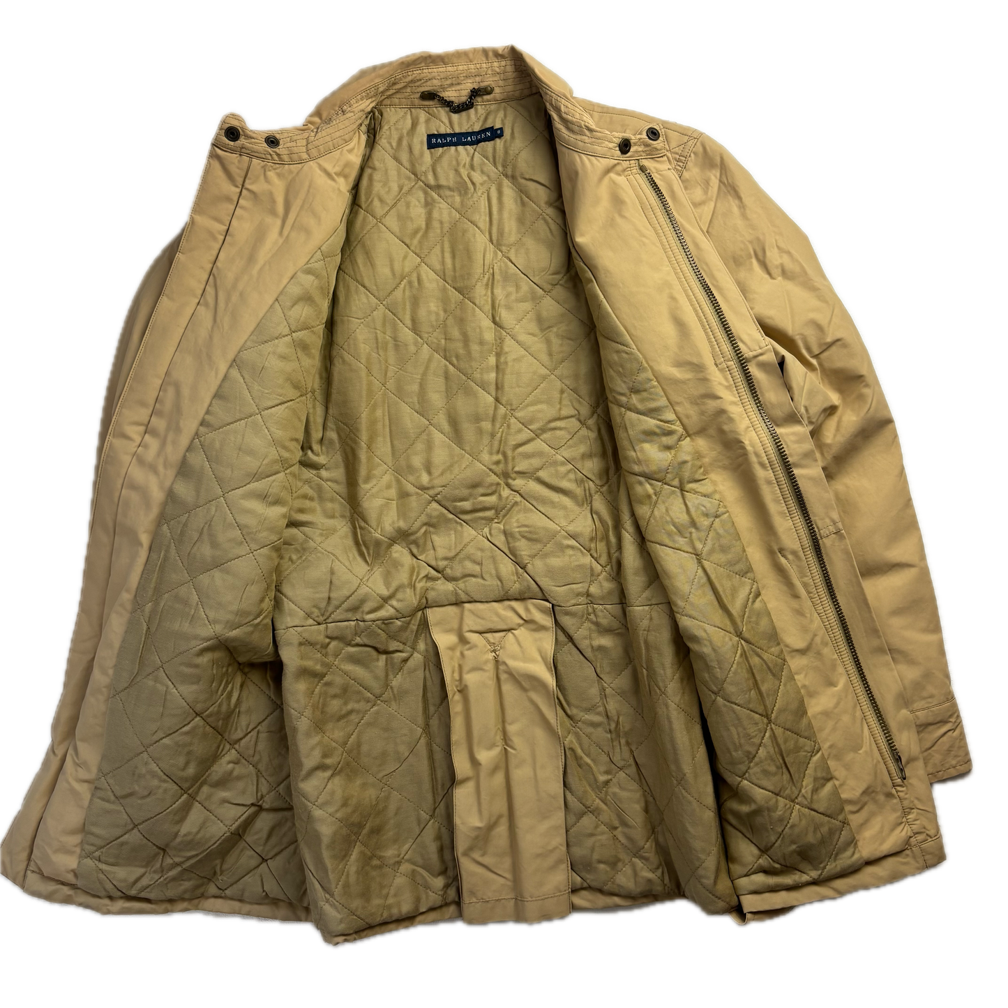 Ralph Lauren Tan Safari Jacket Belted - 8