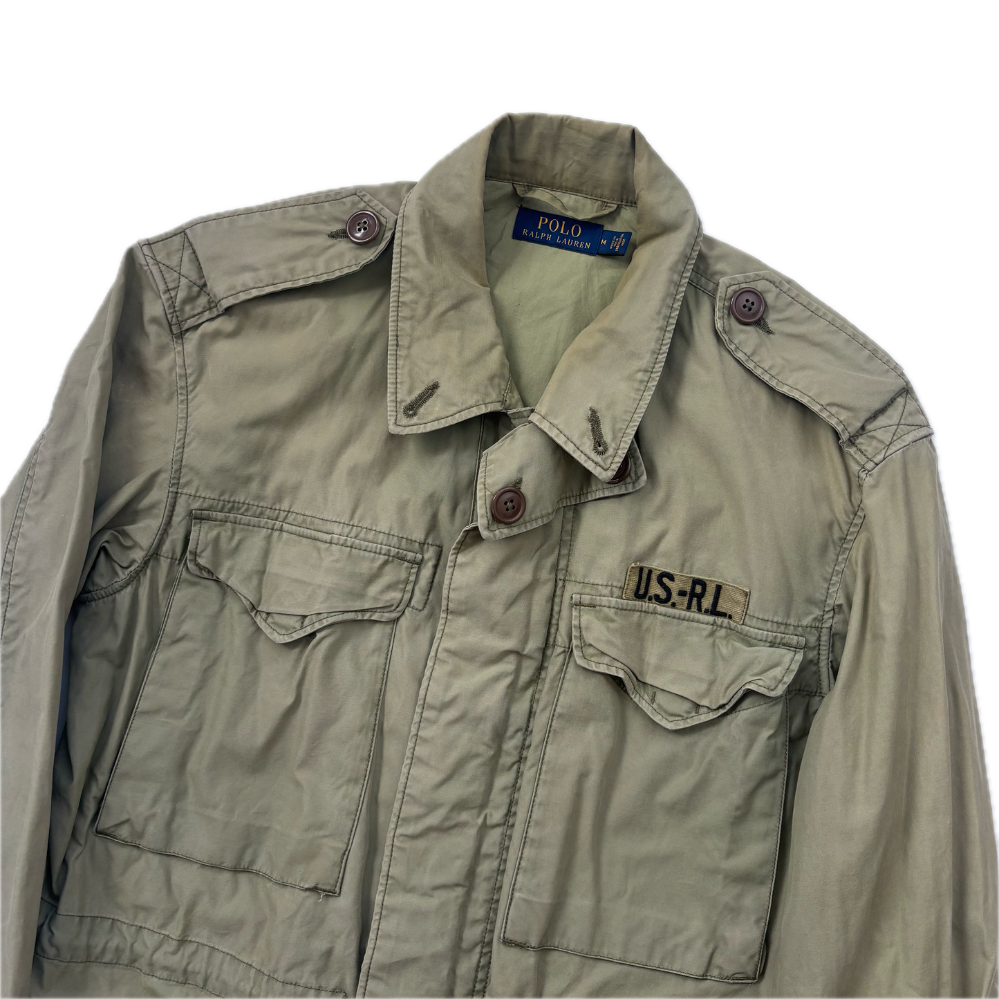 Polo Ralph Lauren Green Military Army Parka - M