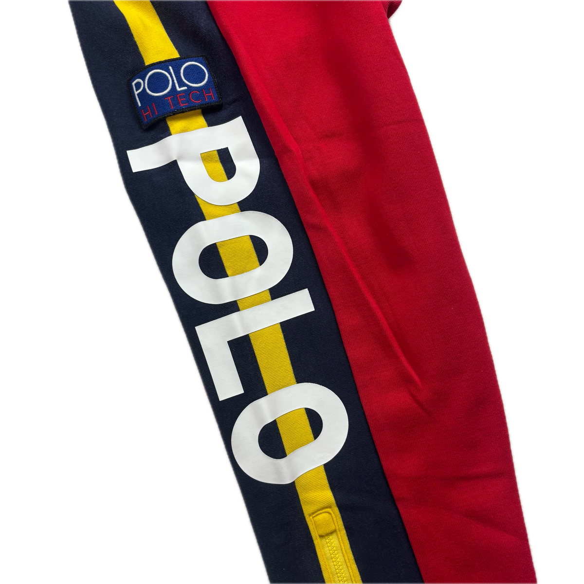 Polo Hi-Tech Red Joggers Track Pants Retro - L