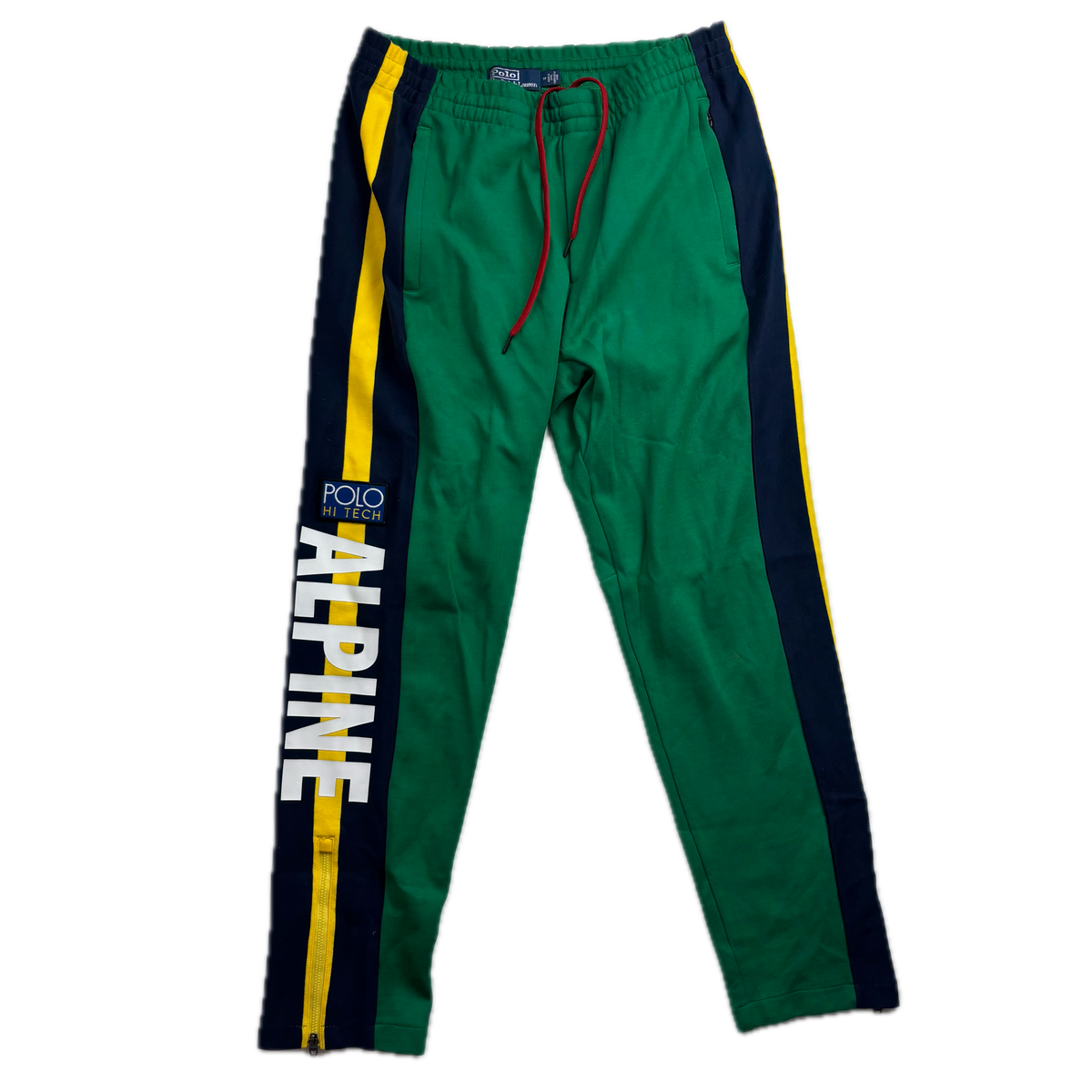 Polo Hi-Tech Alpine Green Joggers Track Pants Retro - M