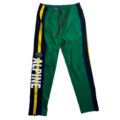 Polo Hi-Tech Alpine Green Joggers Track Pants Retro - M