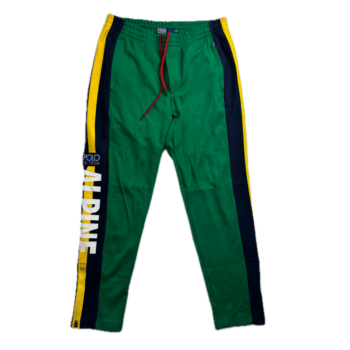 Polo Hi-Tech Alpine Green Joggers Track Pants Retro - M