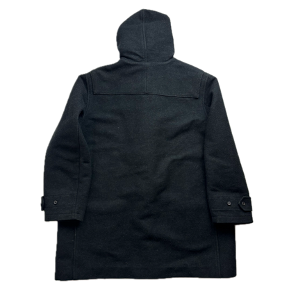 Polo Ralph Lauren Dark Grey Duffle Coat 90’s Italy (Cotton Wool Silk) - XXL