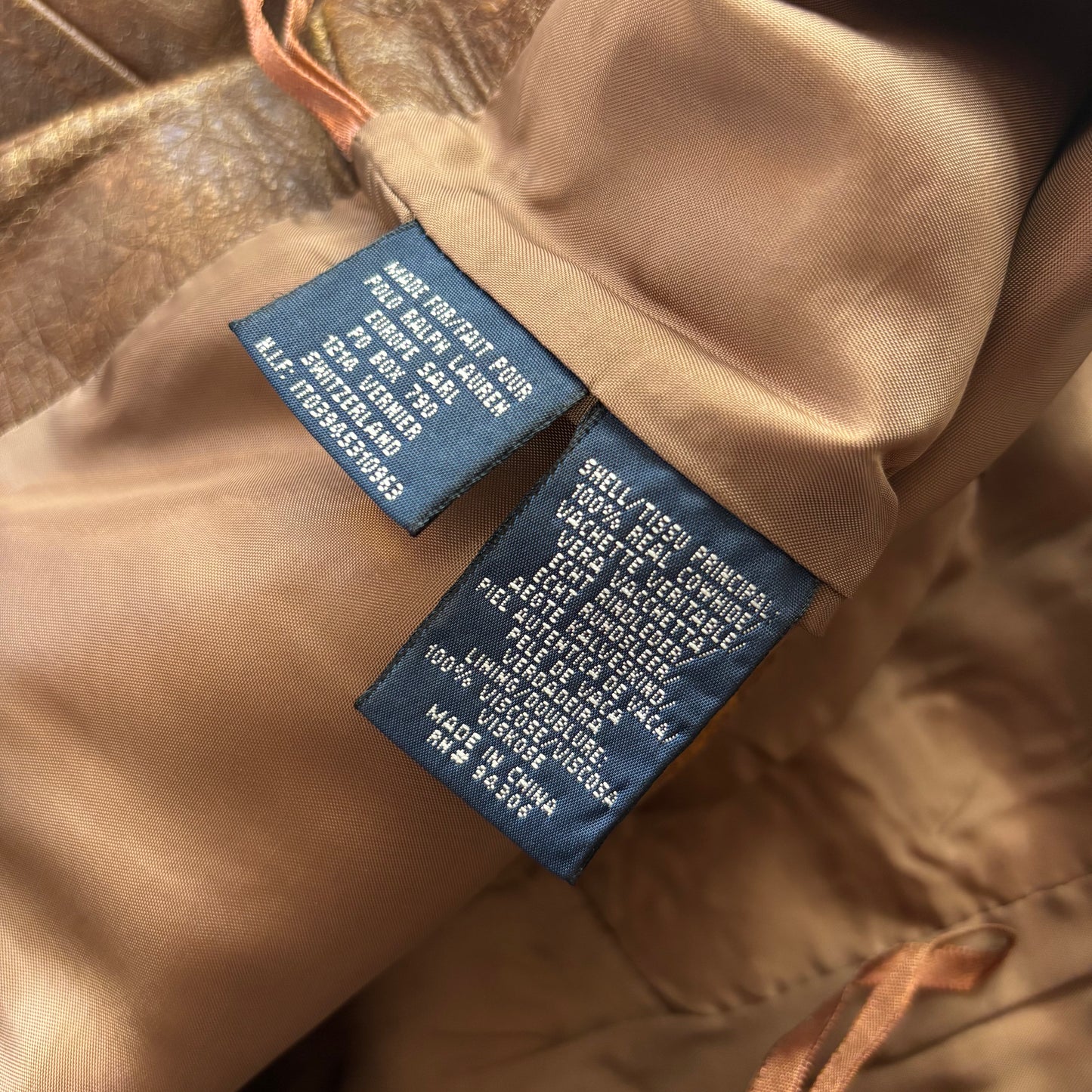 Ralph Lauren Cowhide Leather Western Trouser - 8