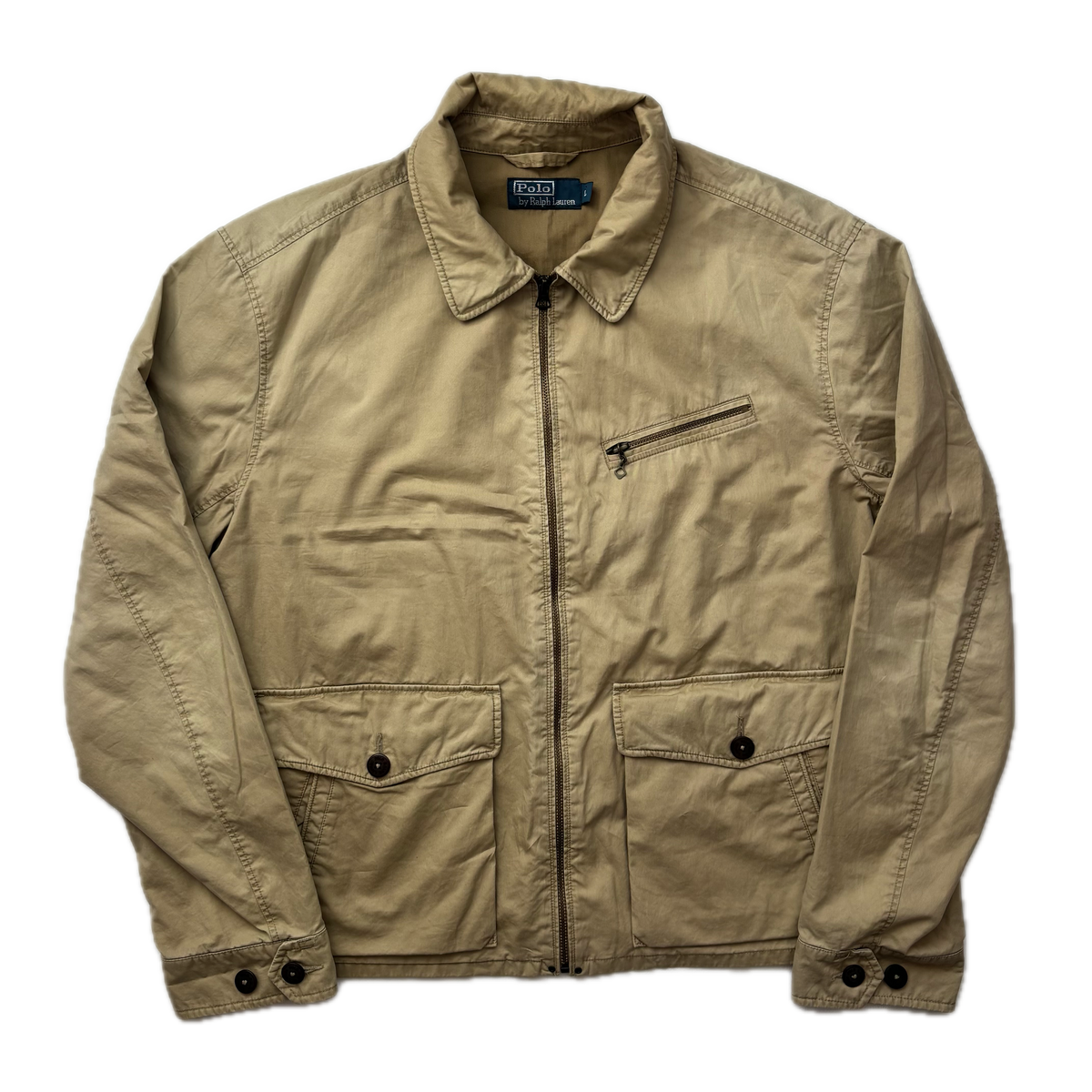 Polo Ralph Lauren Beige Harrington Detroit Jacket (Cotton) - L