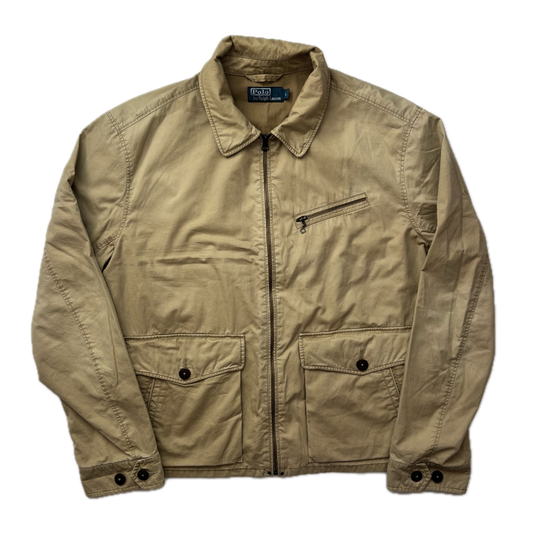 Polo Ralph Lauren Beige Harrington Detroit Jacket (Cotton) - L