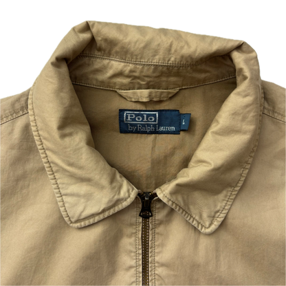 Polo Ralph Lauren Beige Harrington Detroit Jacket (Cotton) - L