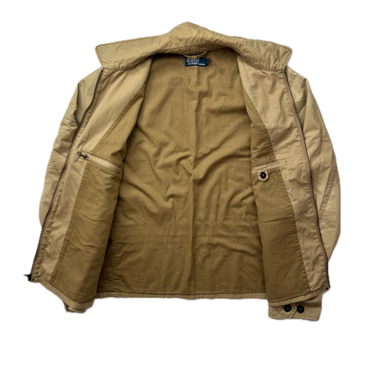 Polo Ralph Lauren Beige Harrington Detroit Jacket (Cotton) - L