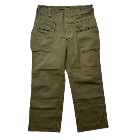 Polo Ralph Lauren Green Field Cargo Trouser Military Utility Pants Relaxed Fit - 30x30