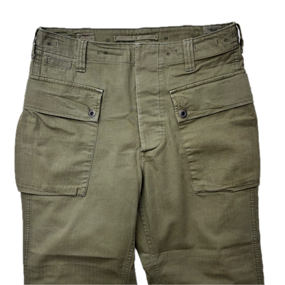 Polo Ralph Lauren Green Field Cargo Trouser Military Utility Pants Relaxed Fit - 30x30