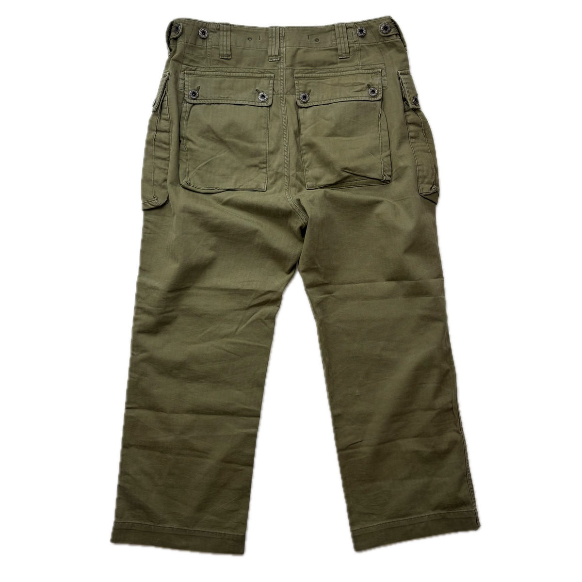 Polo Ralph Lauren Green Field Cargo Trouser Military Utility Pants Relaxed Fit - 30x30