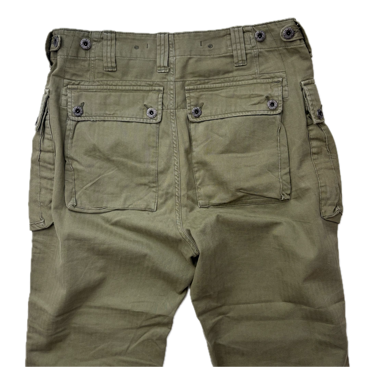 Polo Ralph Lauren Green Field Cargo Trouser Military Utility Pants Relaxed Fit - 30x30