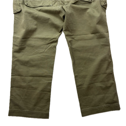 Polo Ralph Lauren Green Field Cargo Trouser Military Utility Pants Relaxed Fit - 30x30