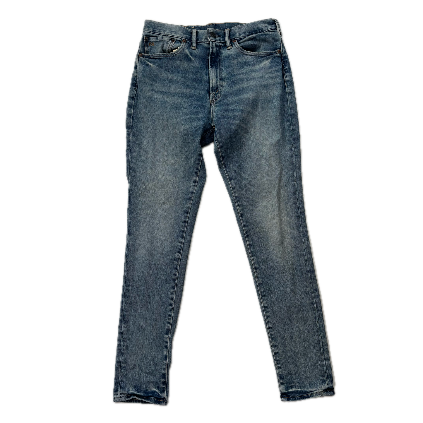 RRL Blue Stretch High Skinny Fit Jeans - 29