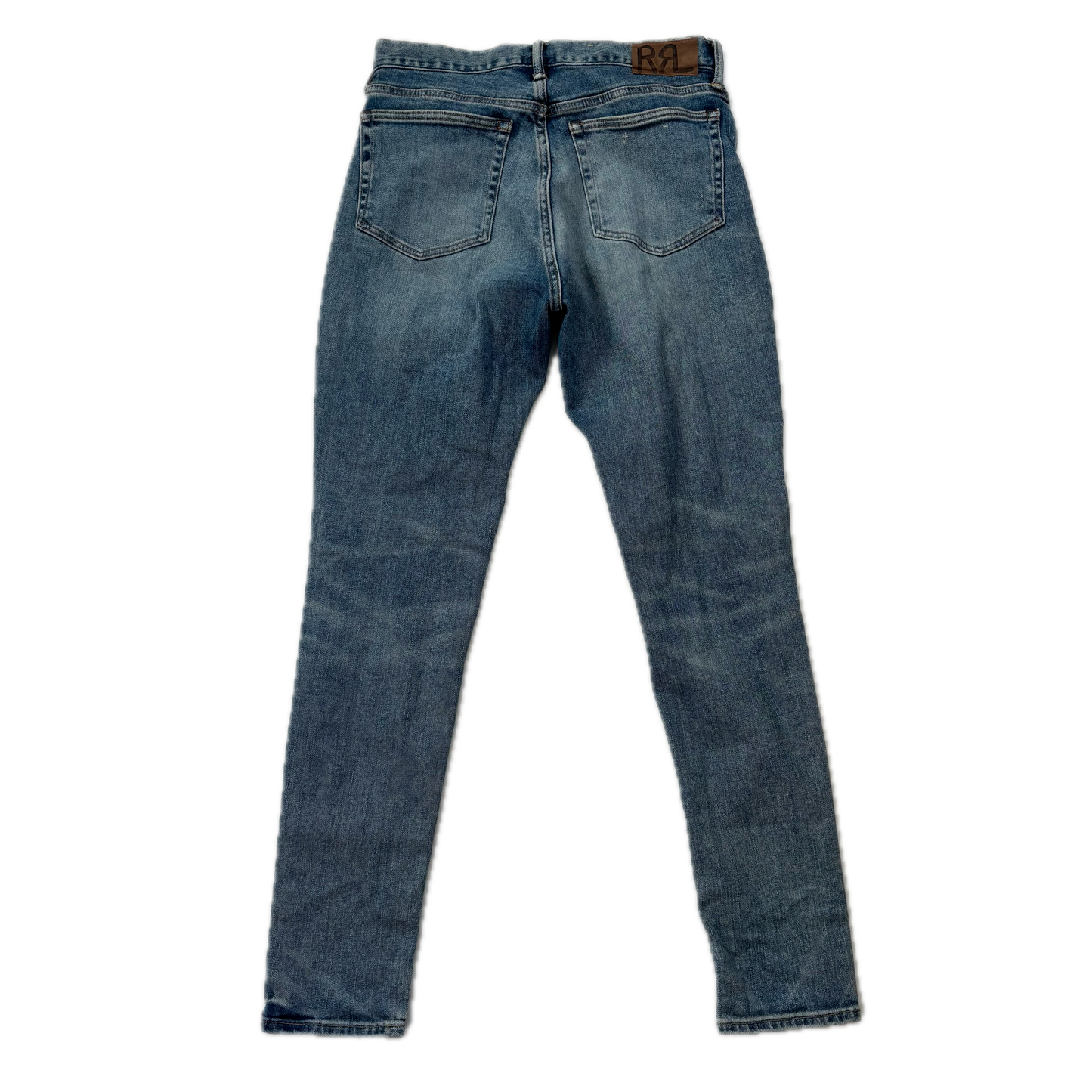 RRL Blue Stretch High Skinny Fit Jeans - 29