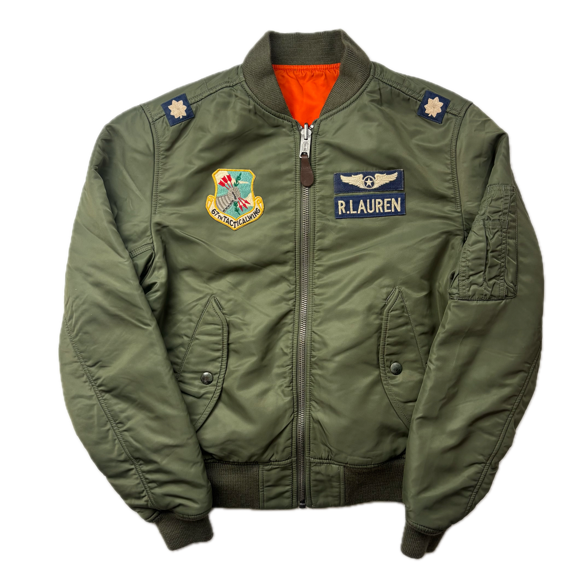 Polo Ralph Lauren Military Reversible MA-1 Bomber Flight Jacket - S