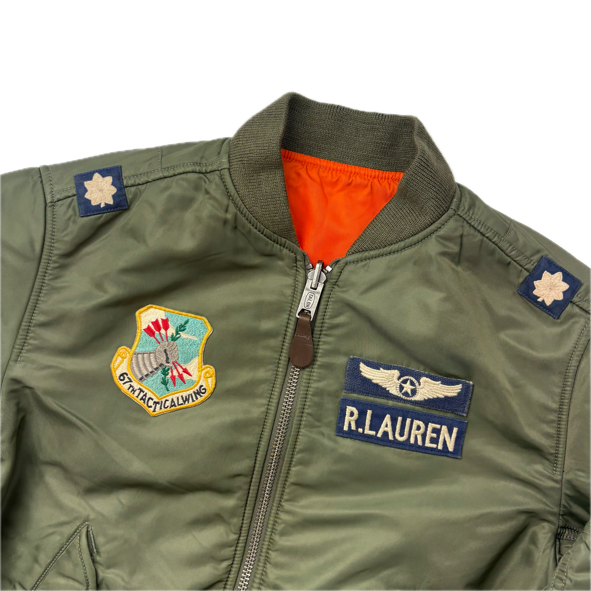 Polo Ralph Lauren Military Reversible MA-1 Bomber Flight Jacket - S