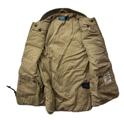Polo Ralph Lauren Beige Quilted Puffer Vest Gilet - S