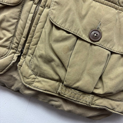 Polo Ralph Lauren Beige Quilted Puffer Vest Gilet - S