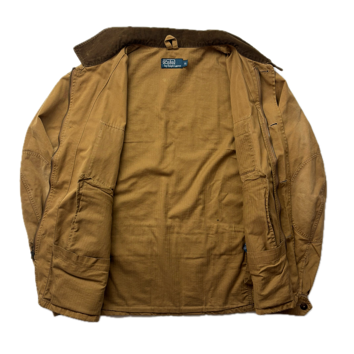 Polo Ralph Lauren Tan Multi-Pocket Utility Cargo Jacket - XL