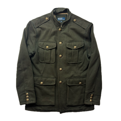 Polo Ralph Lauren Green Military Battle Dress Officer Jacket (Cotton) -  M