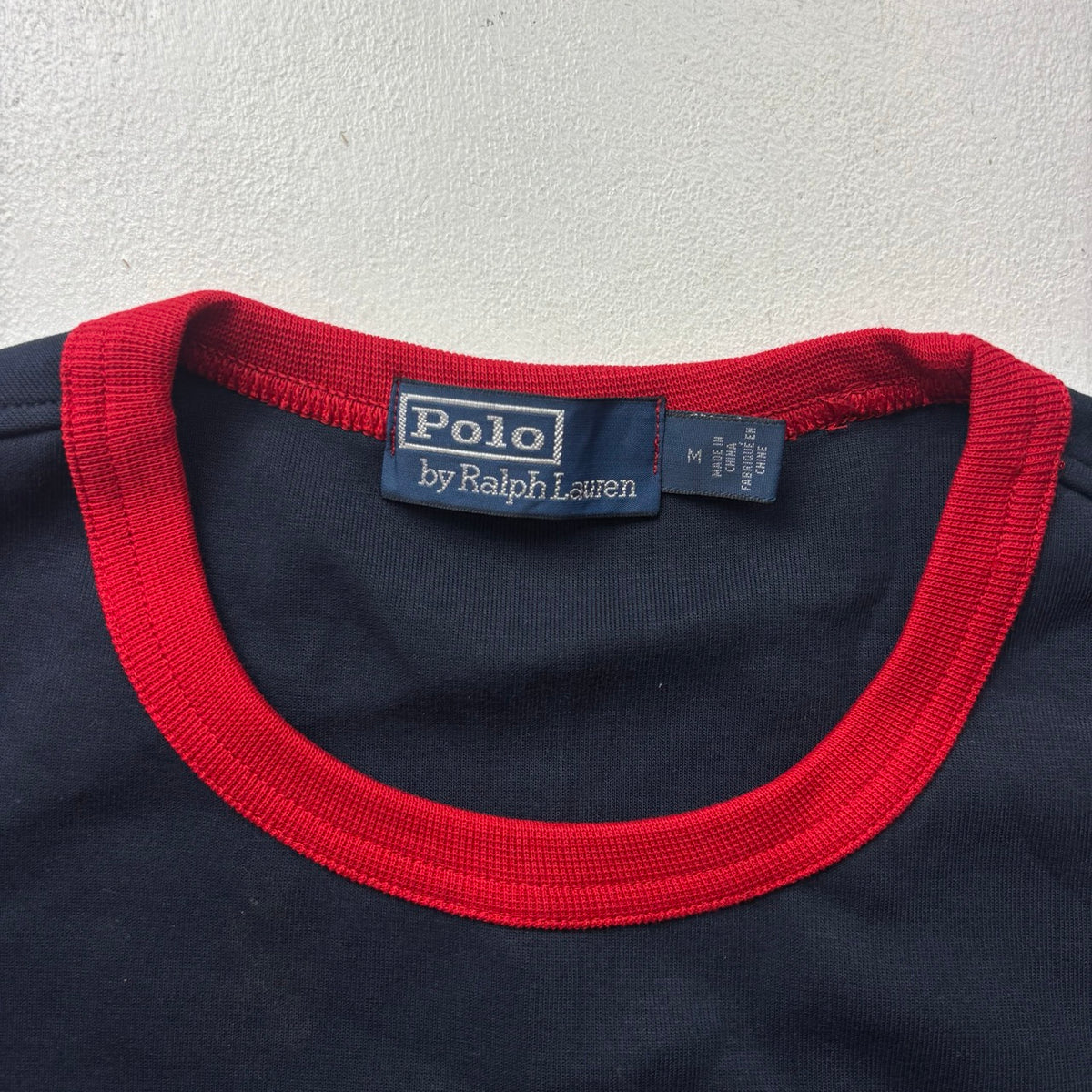 Polo Ralph Lauren Retro Navy Suicide Ski Cookie Patch Sweatshirt - M