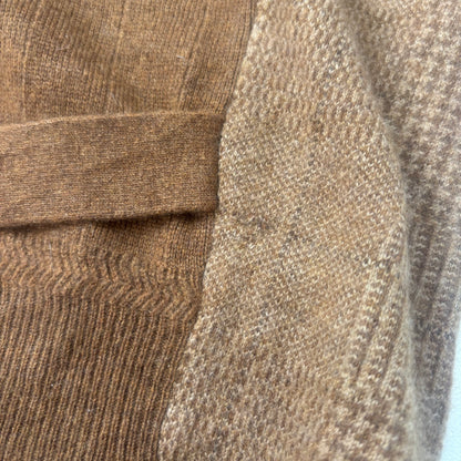 Polo Ralph Lauren Brown Tweed Glen Plaid Waistcoat (Cashmere) - L