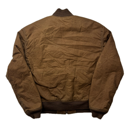 Polo Ralph Lauren Brown Oil Cloth Waxed Bomber Jacket - XL