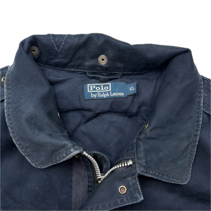 Polo Ralph Lauren Navy Blue Utility Jacket Military - XL