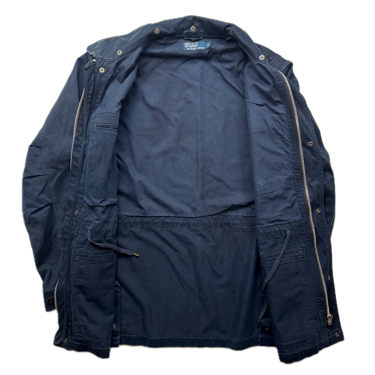 Polo Ralph Lauren Navy Blue Utility Jacket Military - XL