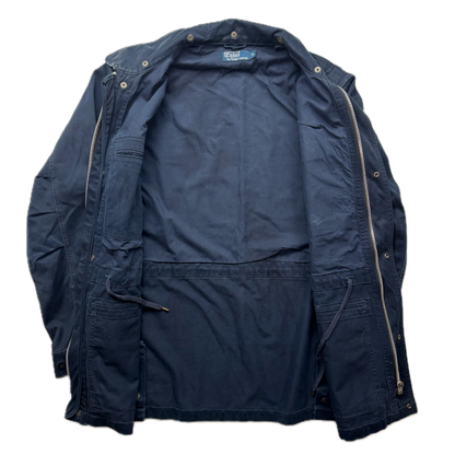 Polo Ralph Lauren Navy Blue Utility Jacket Military - XL