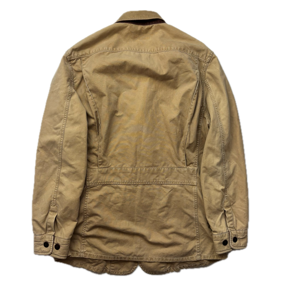 Polo Ralph Lauren Beige Tan Hunting Sports Jacket Shooting Blazer (Cotton) - M