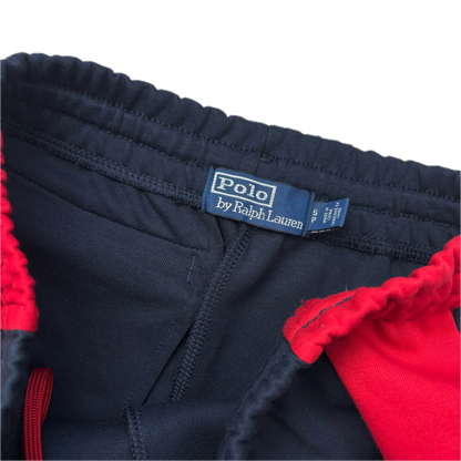 Polo Ralph Lauren Uni Patch Navy Red Joggers Track Pants Retro - M
