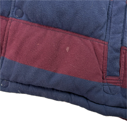 Rugby Georgetown Striped Collegiate Gilet - L