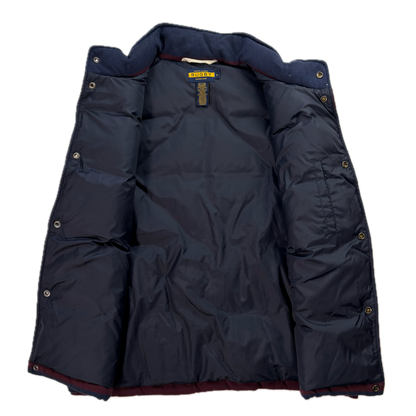 Rugby Georgetown Striped Collegiate Gilet - L