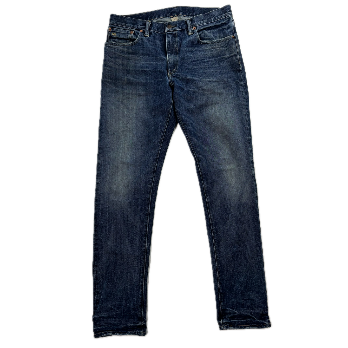 RRL Ralph Lauren Blue Jeans Narrow Slim Fit Denim - 33x32