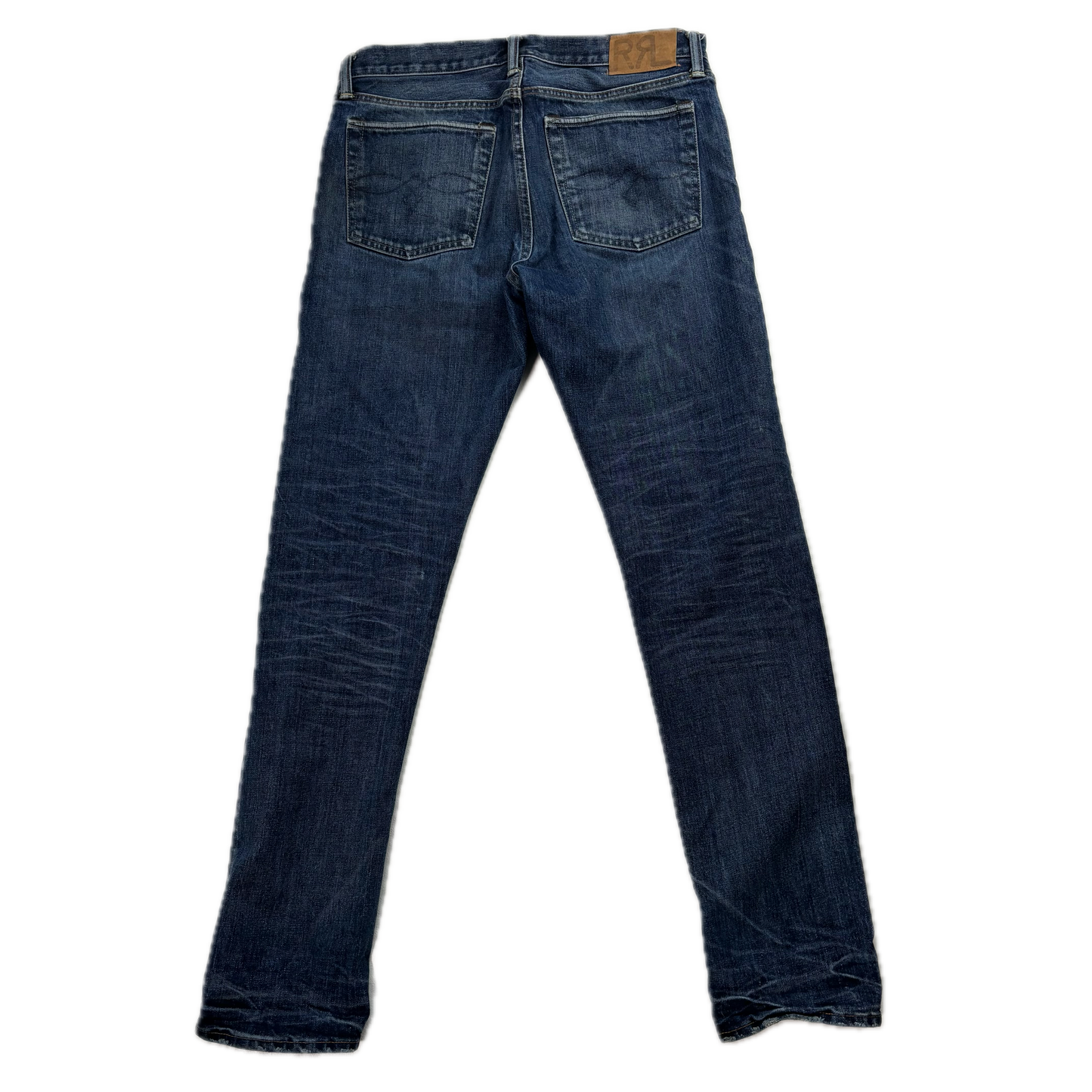 RRL Ralph Lauren Blue Jeans Narrow Slim Fit Denim - 33x32