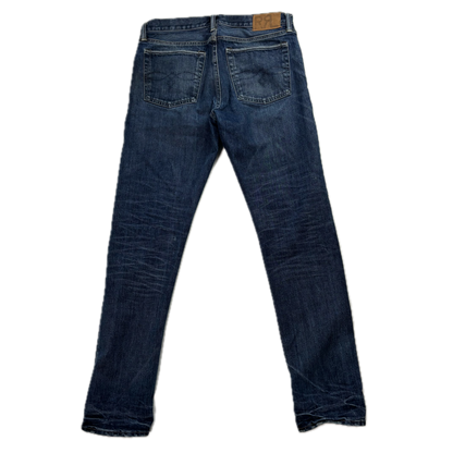 RRL Ralph Lauren Blue Jeans Narrow Slim Fit Denim - 33x32