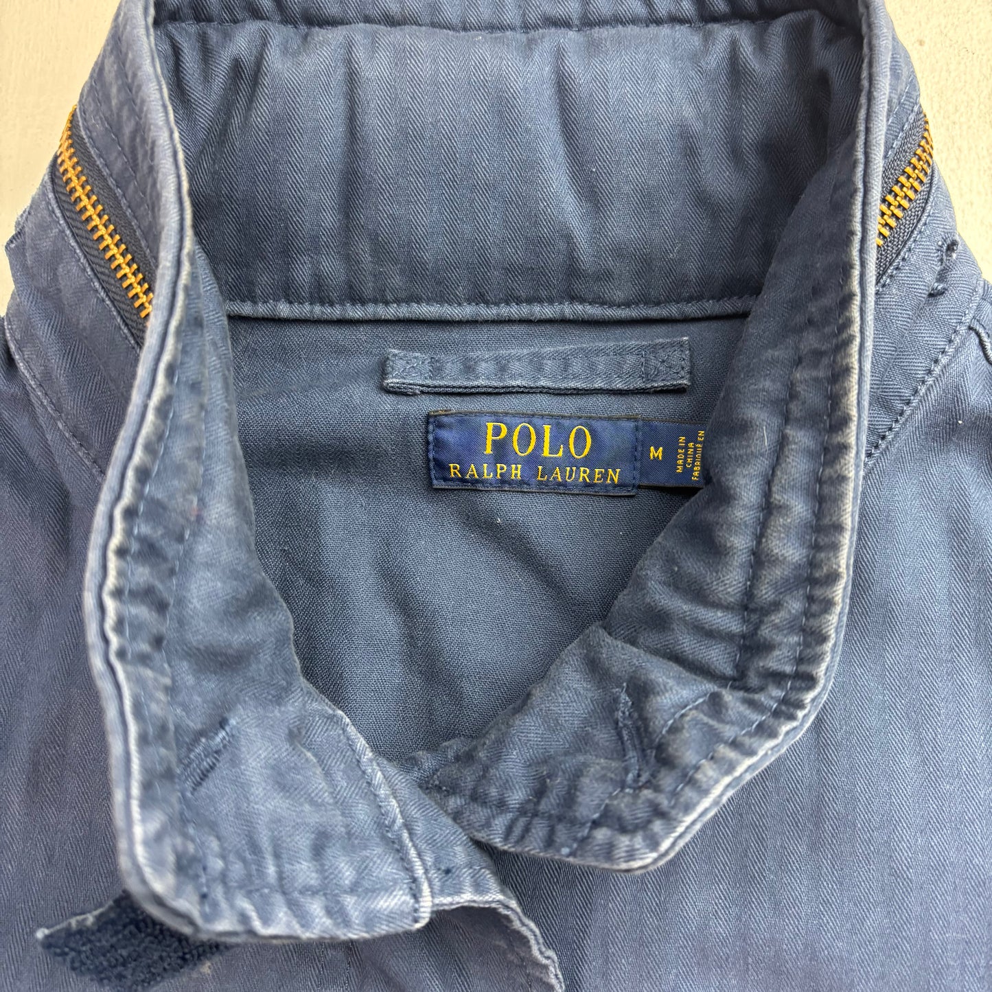 Navy Blue Military Army Parka Jacket  - M